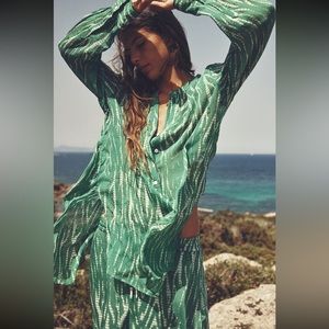 Zara Brand New 2 piece printed set